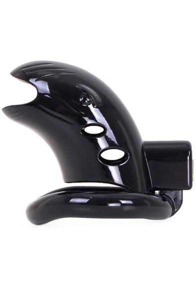 Plastic Chastity Cage Black Kyskhetsbur