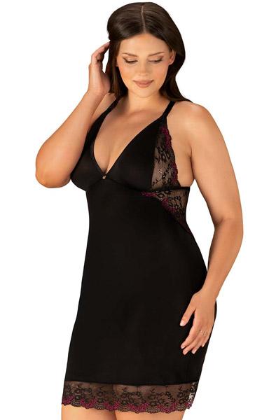 Obsessive Vanessme Chemise & Thong XXL/XXXL Sexiga underkläder