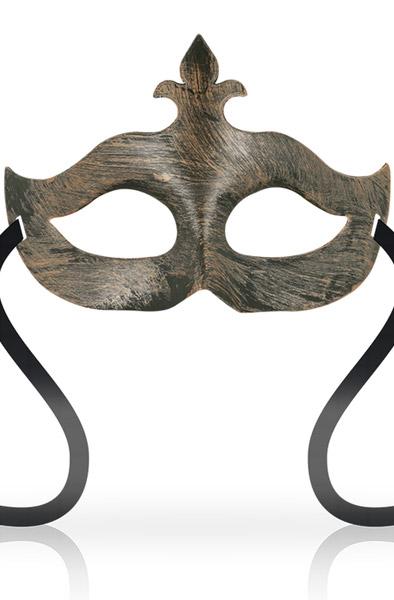Ohmama Masks Fleur De Lis Eyemask Copper Mask
