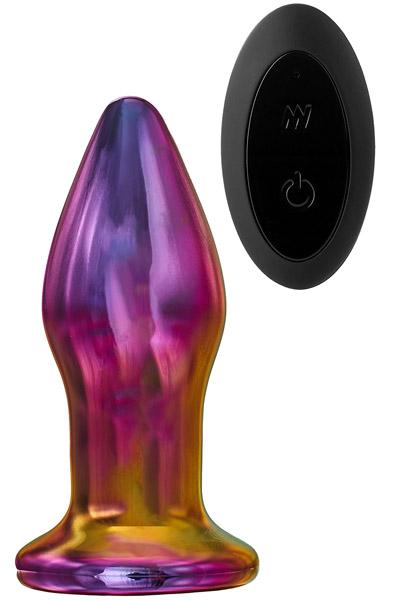 Glamour Glass Remote Vibe Plug Analplugg i glas