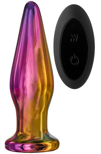 Glamour Glass Remote Vibe Tapered Plug Analplugg i glas