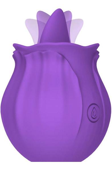 Purplerose Tongue Licking Vibrator Klitorisstimulator