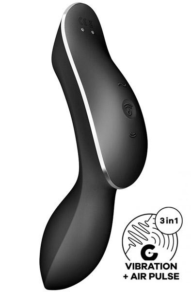 Satisfyer Curvy Trinity 2 Black Lufttrycksvibrator