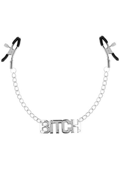 Ohmama Nipple Clamps With Bitch Chains Bröstklämmor med kedja