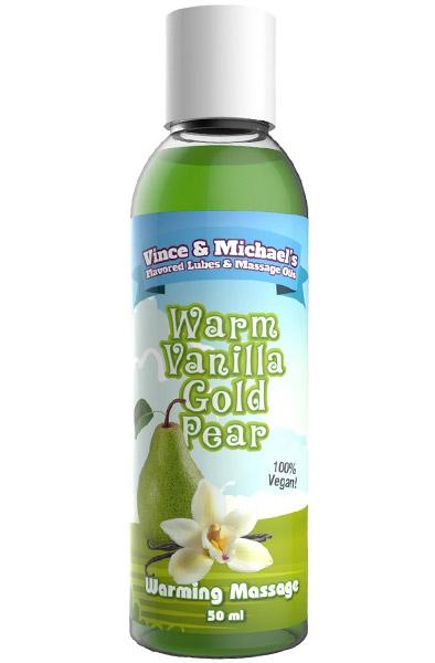 Warm Vanilla Gold Pear Warming Massage 50ml Massageolja