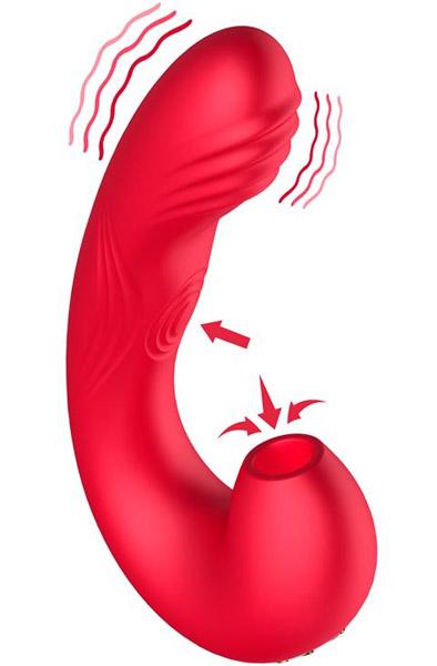 Shiva Pulsation & Suction Silicone Vibrator G-punktsvibrator
