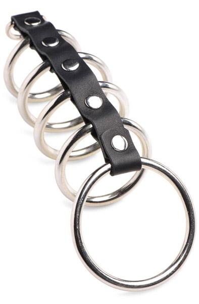 Cock Gear Gates of Hell Leather & Metal Chastity Cage Kyskhetsbur