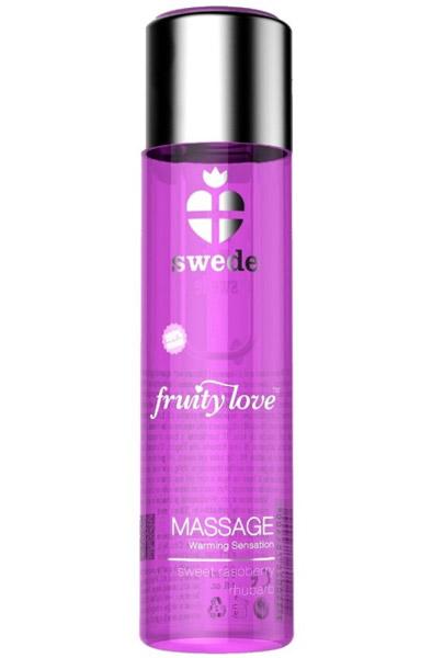 Fruity Love Massage Sweet Raspberry Rhubarb 120ml Massageolja
