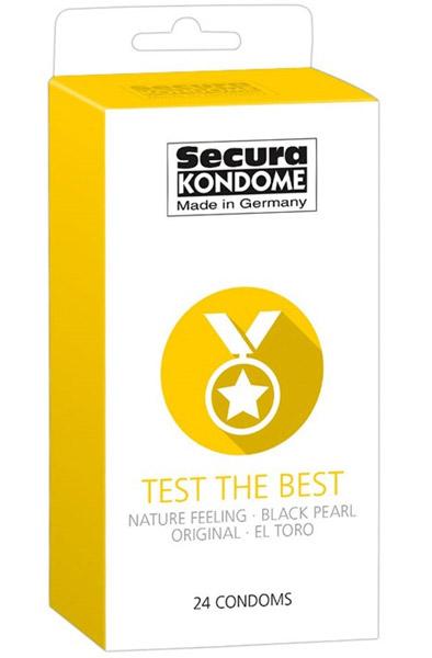 Secura Test The Best 24-pack Mixade kondomer
