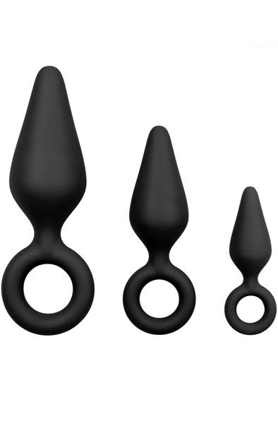 Easytoys Buttplug Set With Pull Ring Analpluggar paket