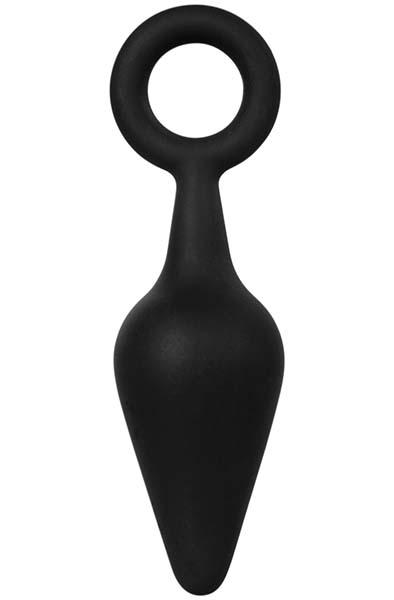 Butt Plug With Ring Medium 11,9 cm Analplugg med dragring