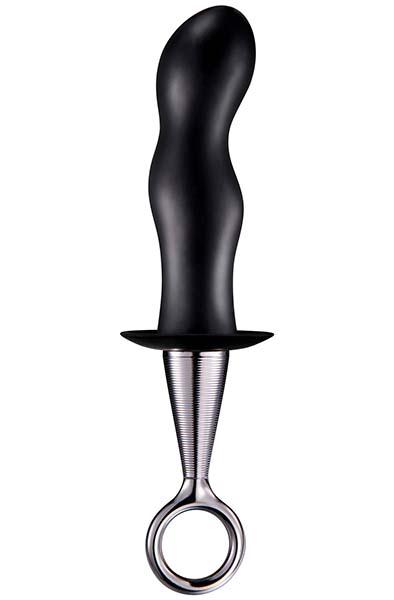 Silicone Butt Plug With Finger Ring 22,5 cm Analplugg med dragring