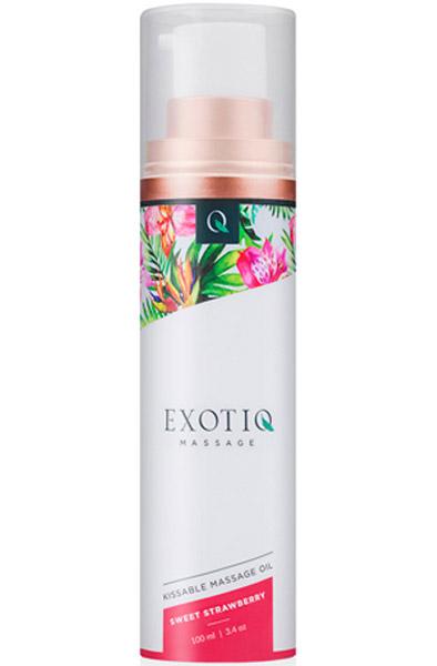 Exotiq Massage Oil Sweet Strawberry 100 ml Massageolja Jordgubb