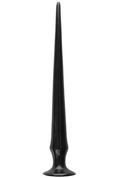 Ass Spike Dildo Black 33 cm Extra lång analdildo
