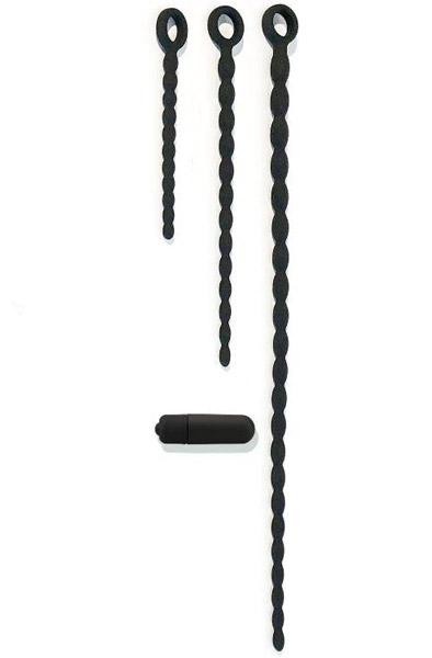 Dilator Set with Vibrating Bullet Dildo med vibrator