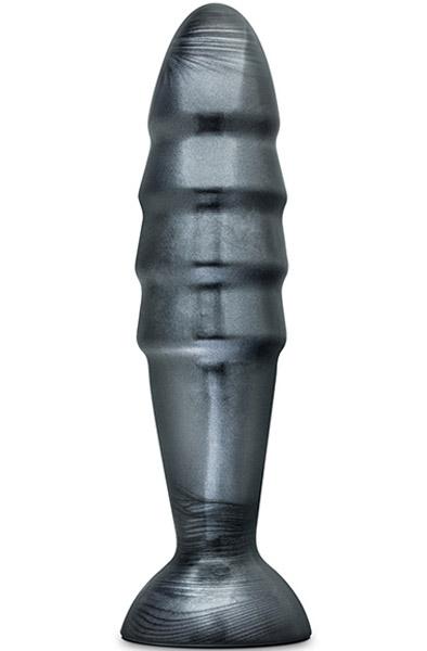 Jet Destructor Carbon Metallic Black Butt Plug Grövre analplugg