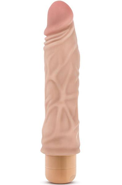 Dr. Skin Cock Vibe 10 Beige 21,5 cm Dildo med vibrator