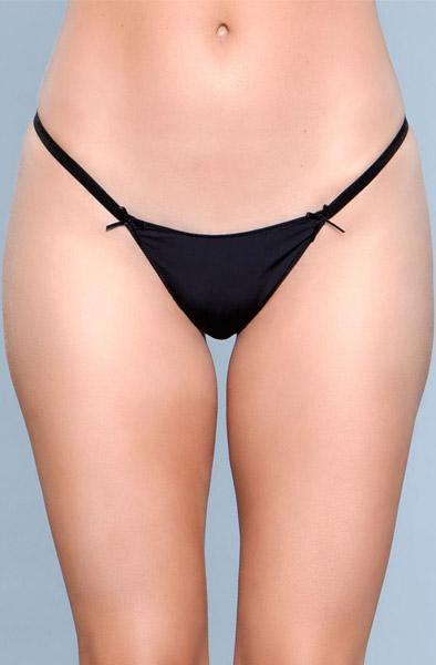 BeWicked Basic Thong Black Small Trosa