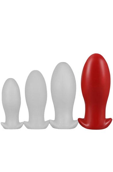 Eggplay Plug Drakar Egg Red XL Grövre analplugg