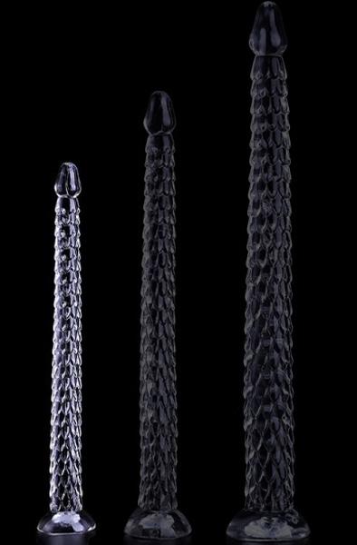 Armak Long Transparent Dildo 40 cm Extra lång analdildo