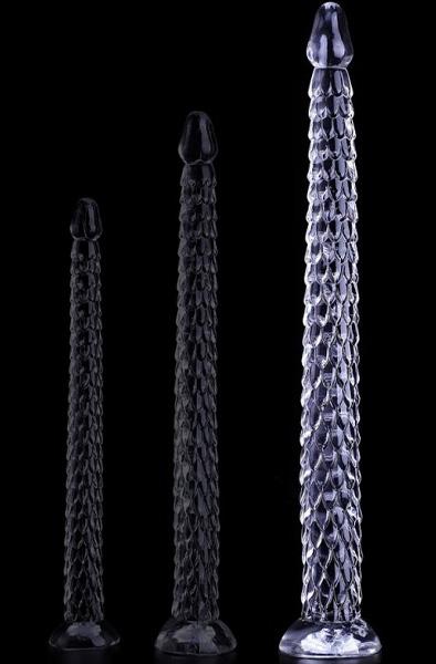 Armak Long Transparent Dildo 57 cm Extra lång analdildo