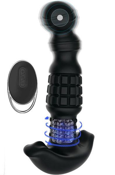 Zenn Anal Pleasure Rotating P-Spot Vibrator Prostatastimulator