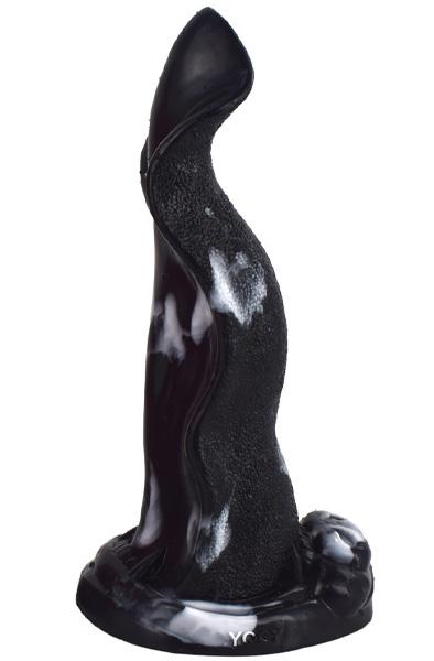 Langok Tongue Black/White 25,5 cm Dragon dildo