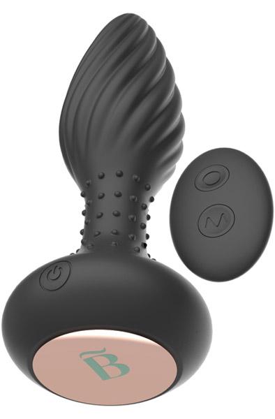 Vibrating & Rimming Butt Plug Nr. 2 Analplugg med vibrator