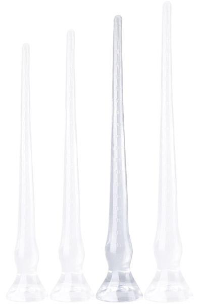 Koxor Long Transparent Dildo Koxor 50 cm Extra lång analdildo