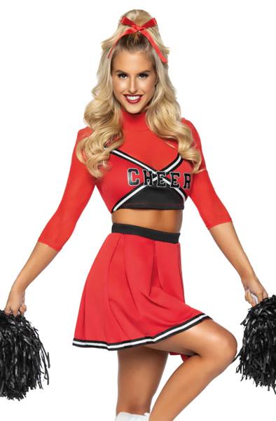 Leg Avenue Varsity Cheerleader Babe M/L Rollspel & Maskerad