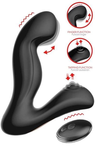 Prostate Massager With Tapping & Finger Wiggle Function Prostatastimulator