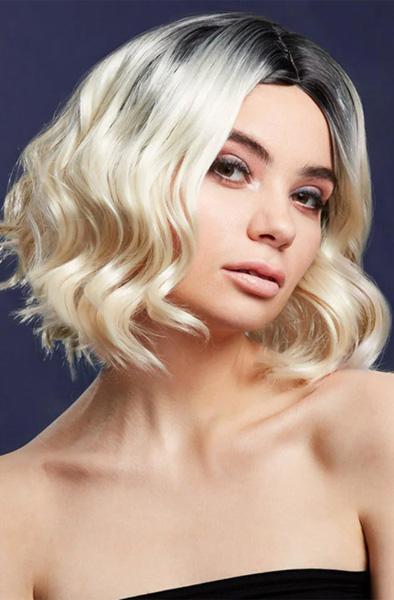 Fever Kourtney Wig Two Toned Blend Blonde Blond Peruk