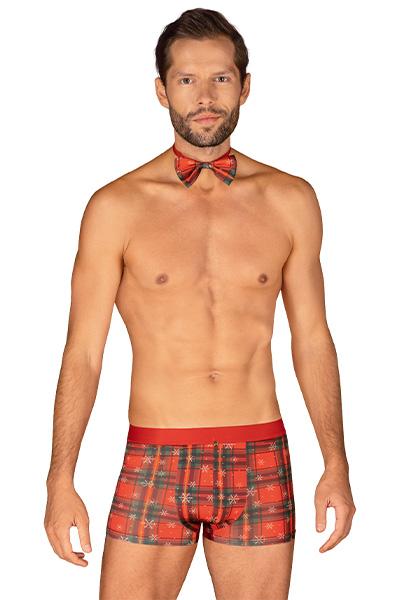 Obsessive Mr Merrilo Boxer Shorts & Bow Tie XL/XXL Kalsonger
