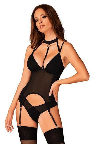 Obsessive Brasica Corset Black XS/S Korsett
