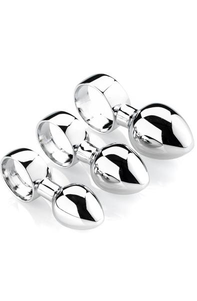 Zenn Set Of 3 Anal Finger Plugs Analplugg med dragring