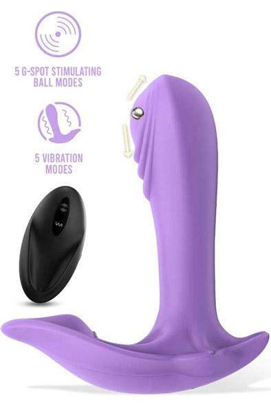 Donnyel Panty Vibe With G-spot Ball & Remote Control G-punktsvibrator