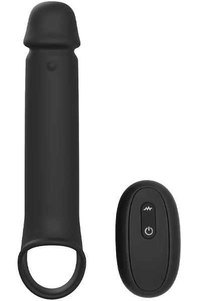 Ramrod Vibrating Extender With Remote 24 cm Penisförlängare/Sleeve med vibrator