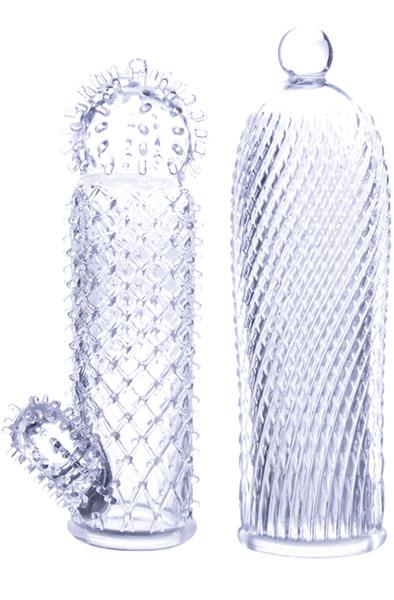 Stretchy Touch Seductive Tickler Sleeve Penisförlängare/Sleeve