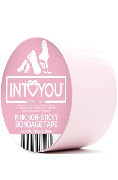 Non-Sticky Bondage Tape Pink 15 m Bondage tejp