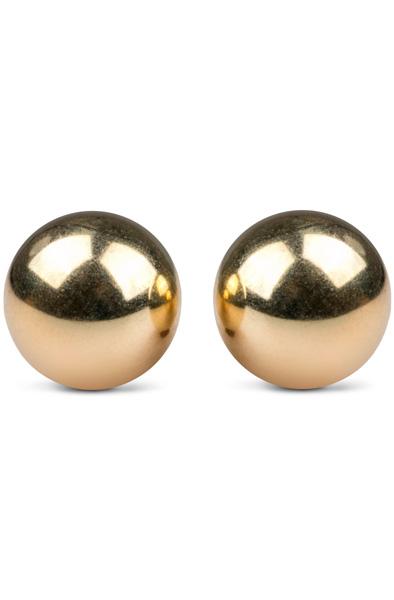 Gold Ben Wa Balls 22mm Knipkulor & Geishakulor