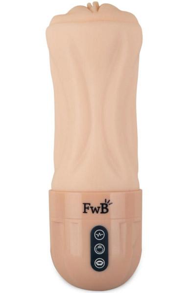 Vibrating & Sucking Stroker Masturbator med motor