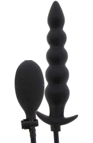 Extreme Inflatable Ribbed Plug 25 cm Uppblåsbar analplugg