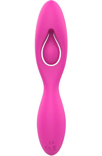 Pink Bendable G-Spot & Clitoris Vibrator G-punktsvibrator