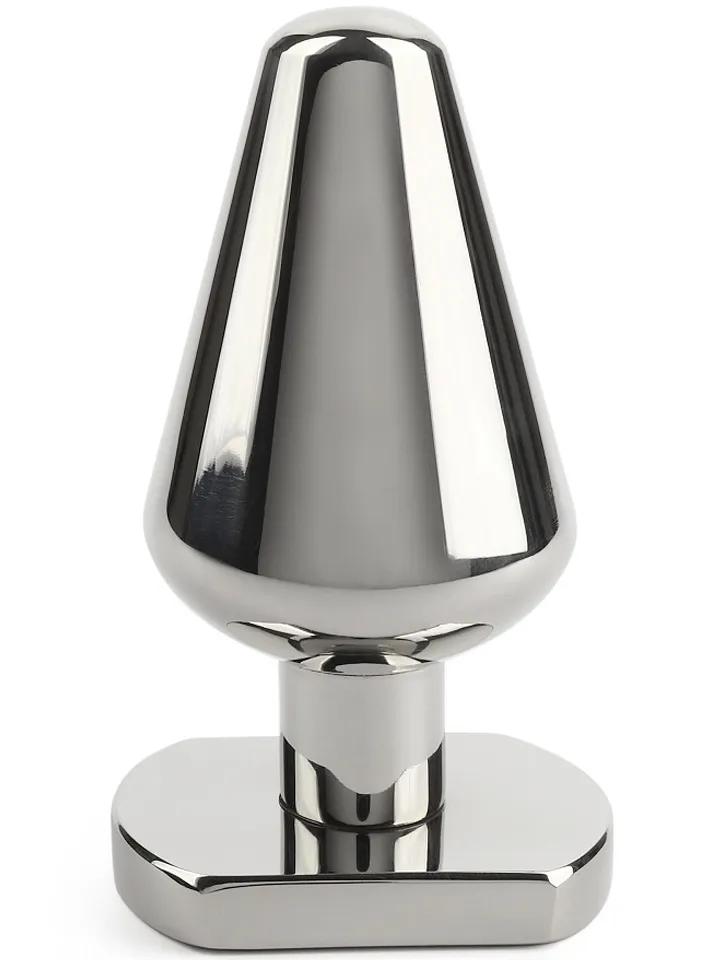Heavy Steel Butt Plug Medium Analplugg metall