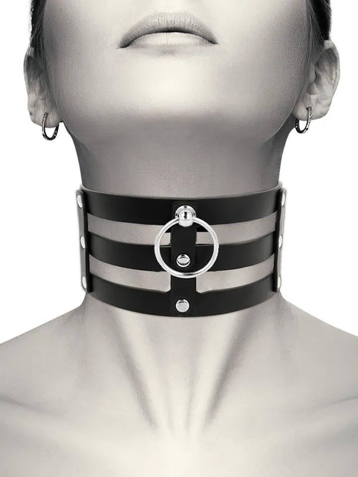 Coquette Hand Crafted Choker Vegan Leather Fetish Choker