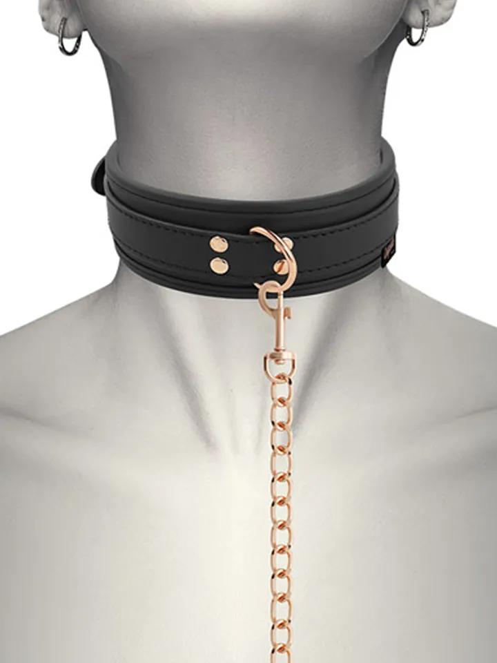 Coquette Fantasy Vegan Leather Collar Halsband & koppel