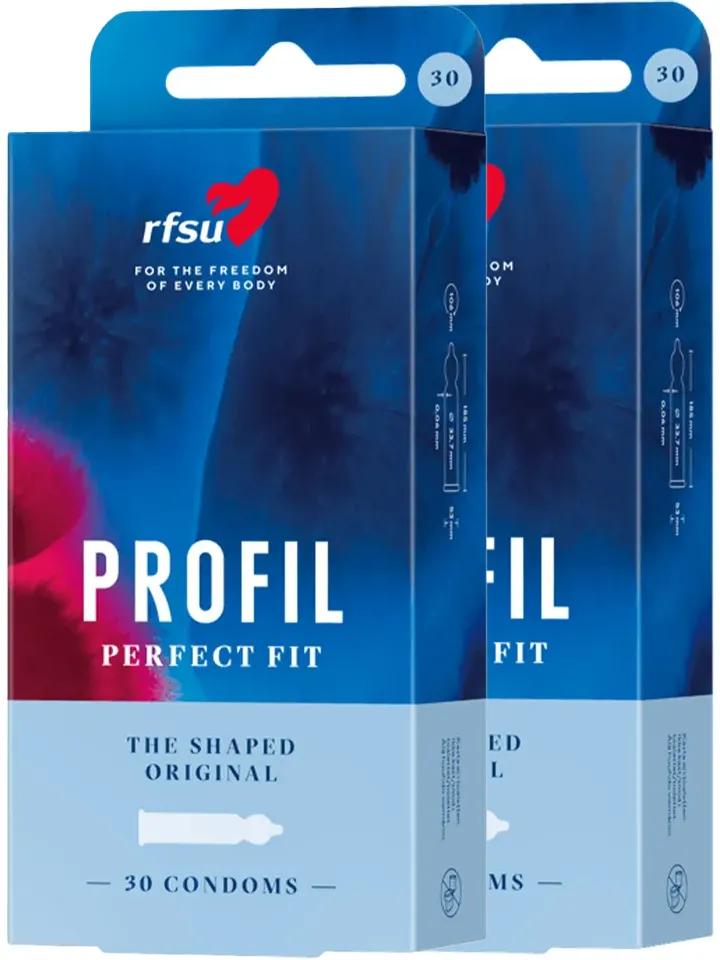 RFSU Profil Kondomer 60-pack Storpack kondomer