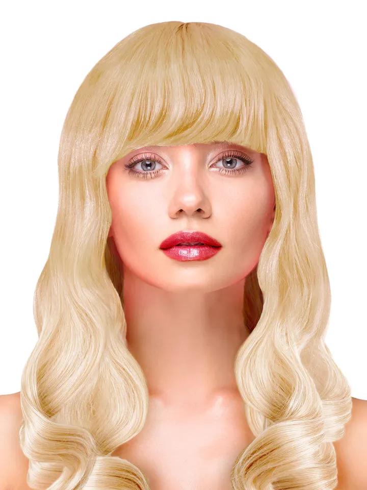 Party Wig Long Wavy Blonde Hair Peruk