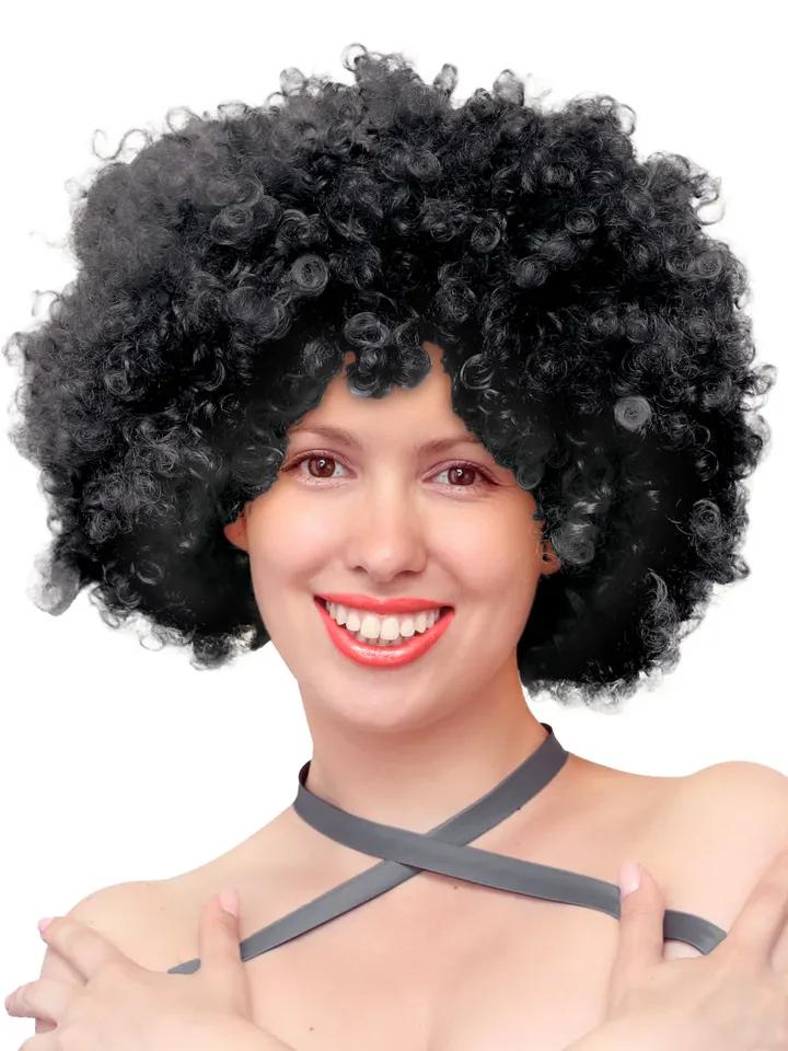 Party Wig Black Afro Hair Peruk