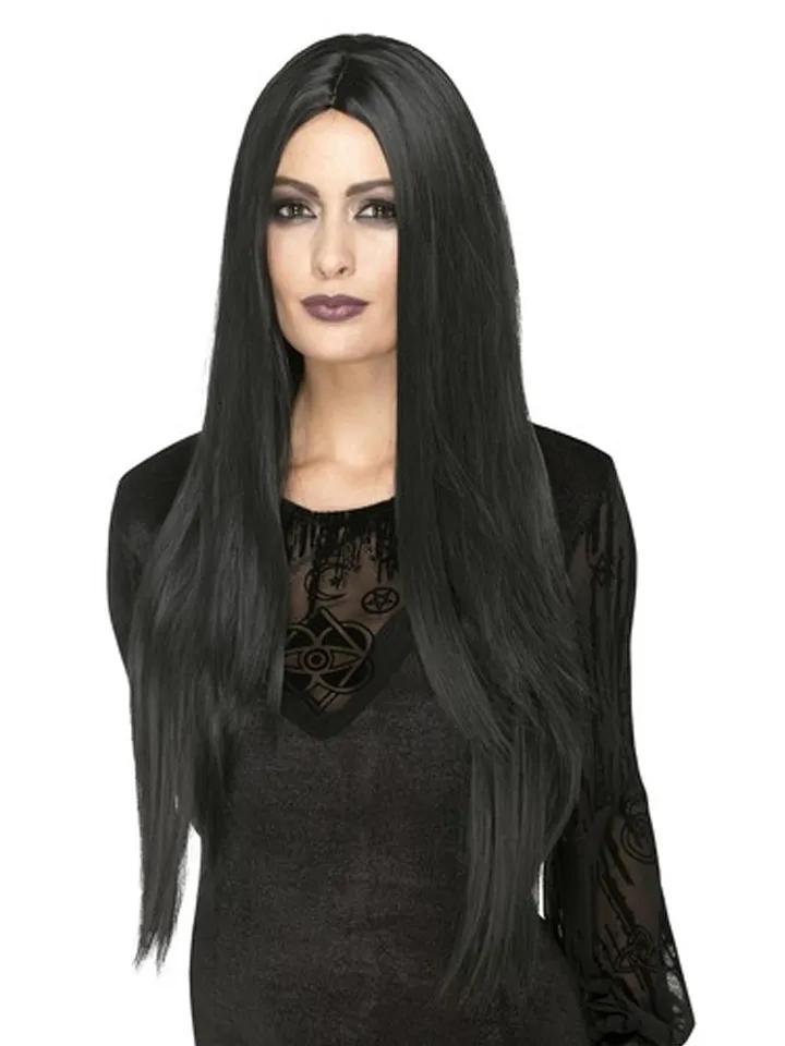 Deluxe Wig Black Peruk
